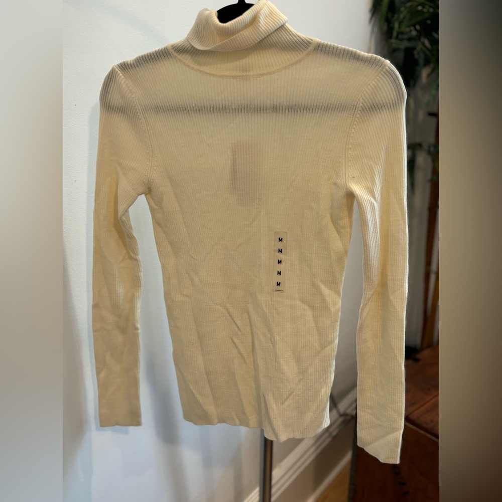 Cream Turtleneck